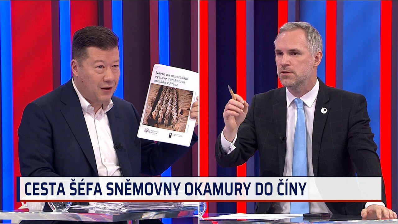 Lhal jste, debata s vámi je neuvěřitelná, znělo studiem. Hřib se s Okamurou hádali o Číně