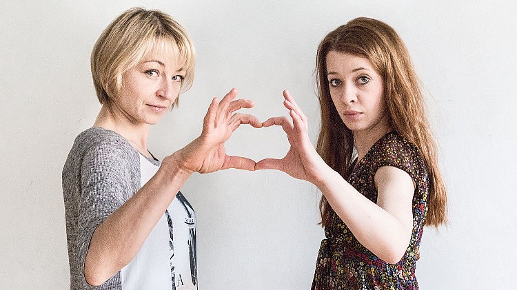 Klára Cibulková a Martina Krátká, Srdce patří za mříže. (foto Štěpán Wait)