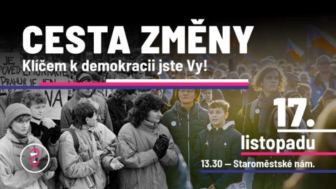 19 různých nevládních organizací plánuje na 17. listopadu rozsáhlou demonstraci za svobodu a demokracii