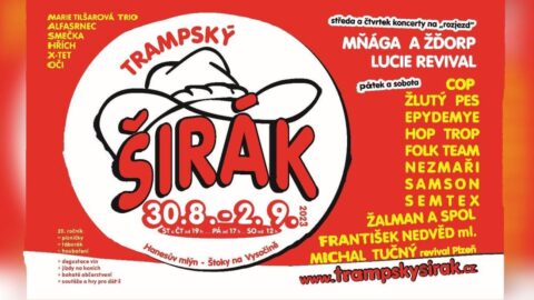Letošní trampský Širák zakončí léto v Hanesově mlýně u Štoků na Vysočině