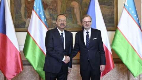 Uzbecký premiér jedná s Fialou o hospodářské spolupráci své země s Českem