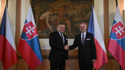 Fico vyslechl v Praze plány ekonomické spolupráce, jednalo se i o Ukrajině a V4