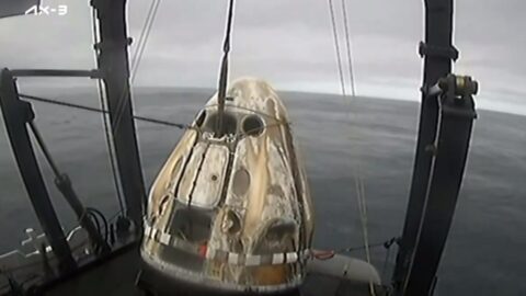 Astronauti z mise Ax-3 skončili evropskou komerční misi na ISS