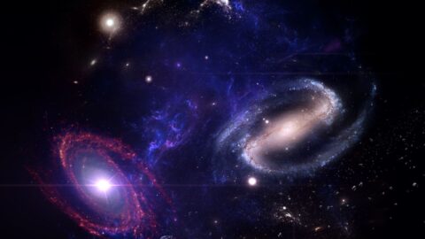 Nově pozorovaná vzdálená galaxie žila rychle a zemřela mladá, domnívají se vědci