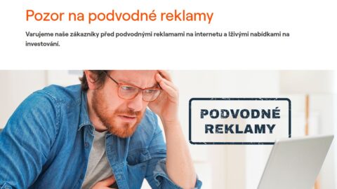 ČEZ varuje před podvodnými reklamami, které lákají na údajně výhodné investice