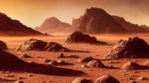 Vrcholky obřích vulkánů na Marsu pokrývá jinovatka, zjistili planetologové