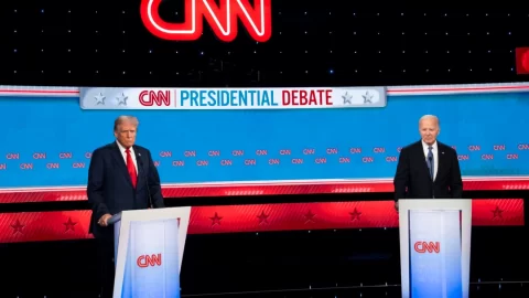 Šest poznatků z první debaty Biden vs. Trump v roce 2024