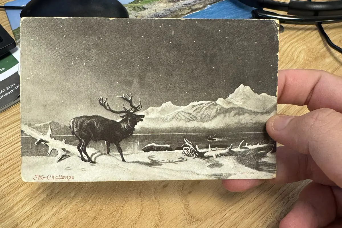 Pohlednice stará 121 let konečně dorazila 16. srpna 2024 na místo určení. Se svolením Swansea Building Society