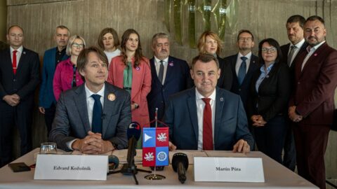 Zástupci Starostů a Spolu v Libereckém kraji dnes podepsali koaliční smlouvu