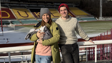 „Je to kluk!“ Snowboardistka Eva Adamczyková se stala maminkou