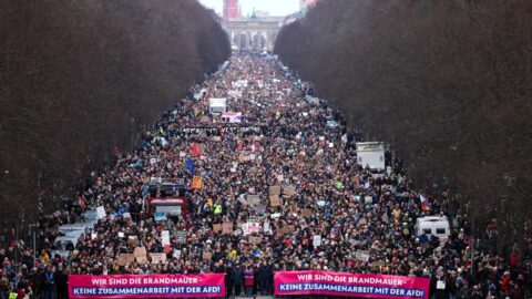 V Mnichově protestovalo 250.000 lidí proti spolupráci politiků s AfD