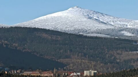 Sněžku zasáhl vítr o síle orkánu, v nárazu dosáhl rychlosti přes 158 km/h