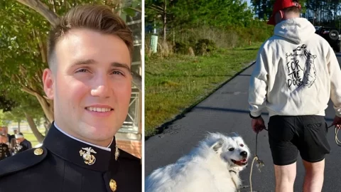 VIDEO: Námořník běhá se psy z útulku, aby jim pomohl najít nový domov – „Je to neuvěřitelně naplňující“