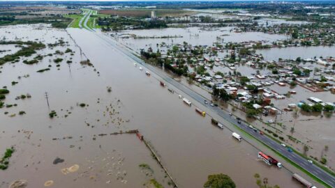 Den v obrazech: Záplavy v Argentině, 95letý aligátor a Vytrvalostní závod