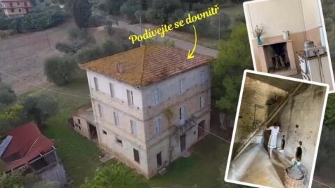 Pár koupil zchátralou italskou vilu z 50. let – renovují ji, aby se mohli usadit u pláže