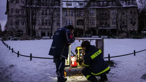 Žhářský útok na elektrické vedení v Berlíně úřady označují za teroristický čin. Pachatelé jich mají na kontě minimálně 12