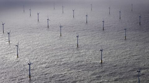 Další instalace větrných farem v Severním moři může zpomalit mořské proudy, tvrdí německá studie