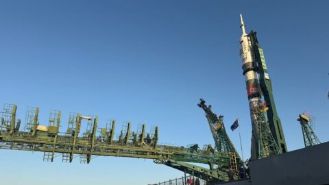 Z opravené rampy na Bajkonuru vzlétla ruská raketa s nákladní lodí k Mezinárodní vesmírné stanici