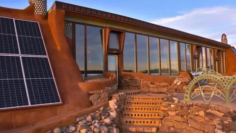 Zemědomy: Příklad harmonické architektury