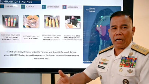 Čínský režim vypustil kyanid v Jihočínském moři, tvrdí Filipíny