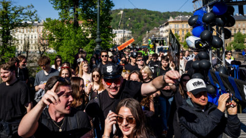 Prahou prošel průvod majálesu, vyvrcholí festivalem v Letňanech