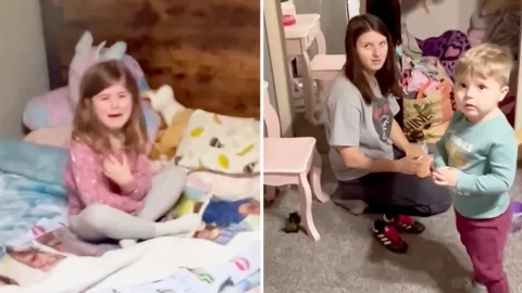 Táta překvapil děti, když si po deseti letech poprvé oholil plnovous. Podívejte se na jejich dramatickou reakci
